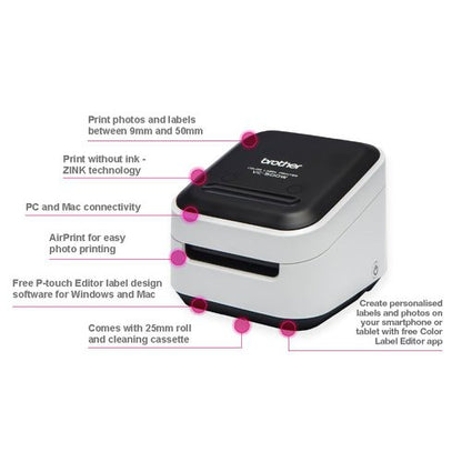 Brother VC-500WCR Design/Craft Thermal Printer VC500WCRZU1
