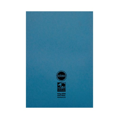 Rhino Exercise Book A4+ 8mm Ruled Light Blue (Pack of 50) VC50445
