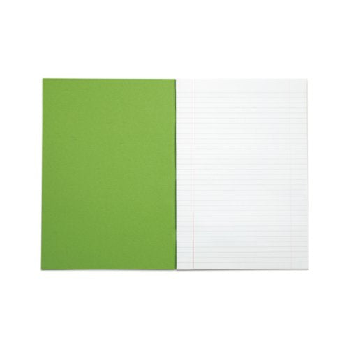 Rhino Exercise Book 8mm Ruled with Margin 80 Pages A4+ Light Green (Pack of 50) VDU080-238-6
