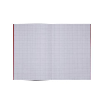 Rhino Exercise Book 80 Page 13x9in 10mm Squares Red Contract (Pack of 50) VDUV080-301-0