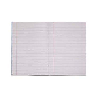 Rhino Exercise Book 80 Page A4 8mm Ruled Light Blue Contract (Pack of 50) VEXV668-1335-4