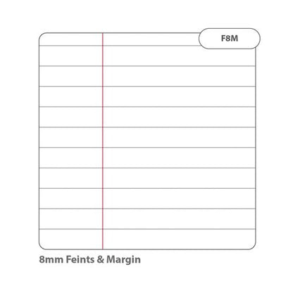Rhino Exercise Book 80 Page A4 8mm Ruled Yellow Contract (Pack of 50) VEXV668-945-0