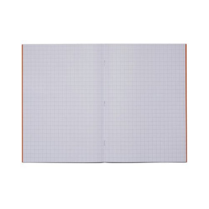 Rhino Exercise Book 80 Page A4 10mm Squares Orange Contract (Pack of 50) VEXV668-268-6