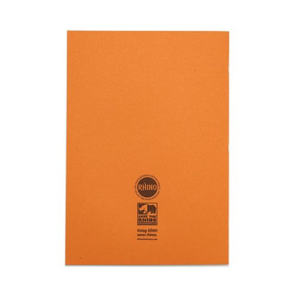 Rhino Exercise Book 80 Page A4 10mm Squares Orange Contract (Pack of 50) VEXV668-268-6