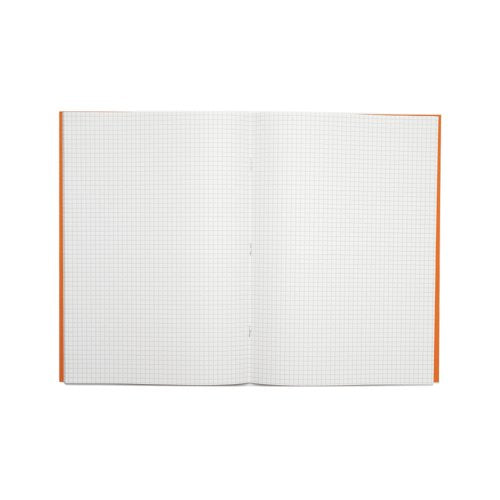 Rhino Exercise Book 80 Page A4 5mm Squares Orange Contract (Pack of 50) VEXV668-525-8
