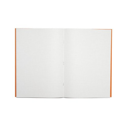 Rhino Exercise Book 80 Page A4 5mm Squares Orange Contract (Pack of 50) VEXV668-525-8