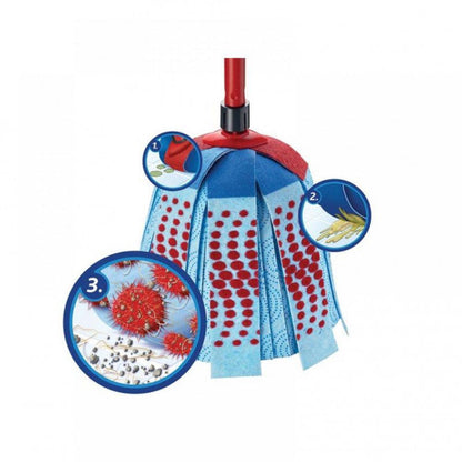 Vileda SuperMocio 3Action XL | Includes Mop Head & Handle | Machine Washable