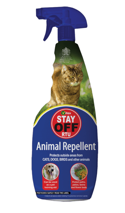 Vitax Stay Off Ready to Use Spray | Protects Outside areas from unwanted Animals |1 x 750ml