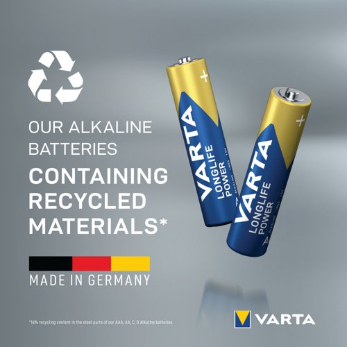 Varta Longlife Power AA Battery (Pack of 4) 4906121414