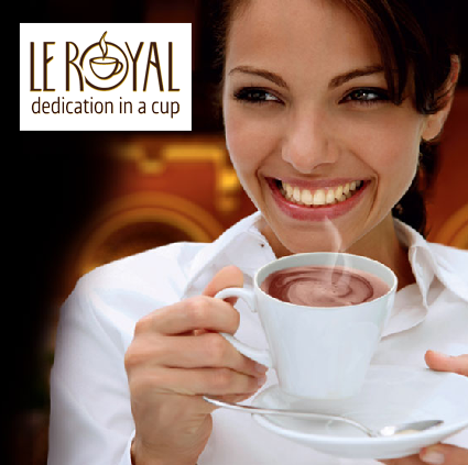 Le Royal Fairtrade Chocolate Powder for Vending 1kg (Brown bag)