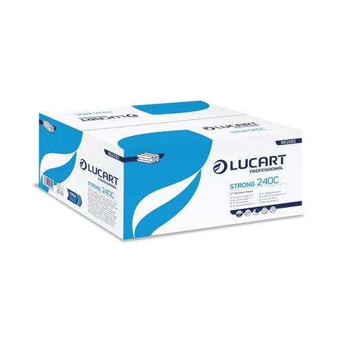 2-Ply C-Fold Hand Towels 320x225 sheets White (Pack of 2400) HTW240C