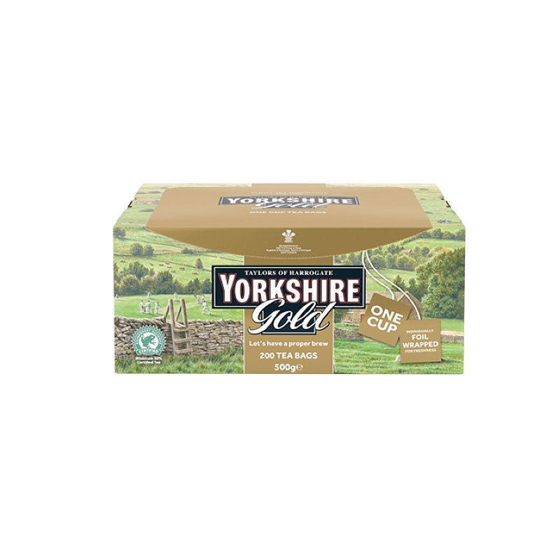 Yorkshire Gold Envelope String & Tag Tea Bags 1 x 200