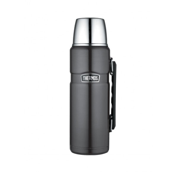 Thermos Stainless Gun Metal Flask 1.2 Litre - Garden & Pet Supplies