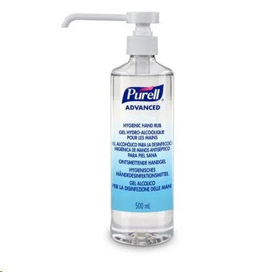 Purell Advanced Hygienic Hand Rub 500ml (Pump) - Garden & Pet Supplies
