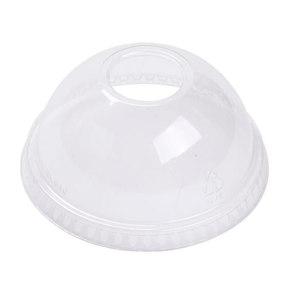 GARDEN & PET SUPPLIES - 10oz Belgravia Domed Lids With Hole (For Smoothie Cups) Pack 100's