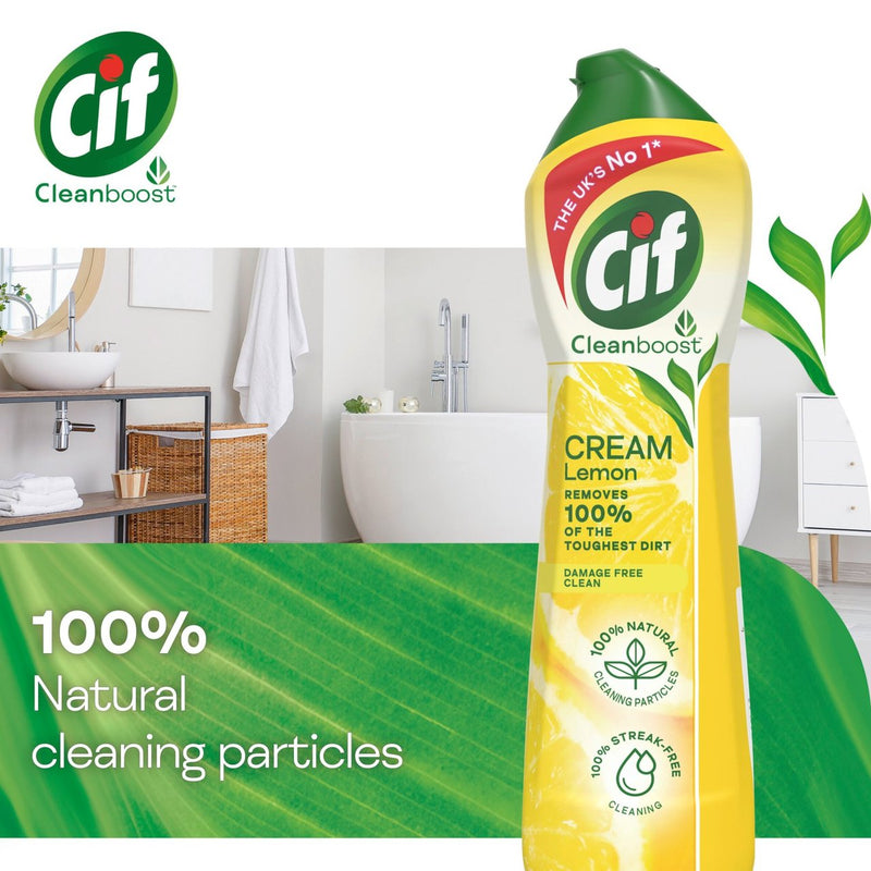 Cif Cream Lemon Surface Cleaner 500ML - Vietnam Wholesale