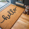 Fixtures "Hello" 34cm x 60cm PVC Backed Coir Door Mat