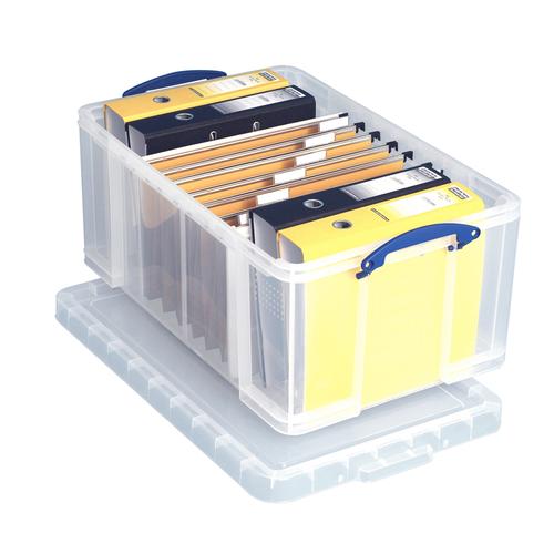 GARDEN & PET SUPPLIES - Really Useful Clear Plastic Storage Box 64 Litre