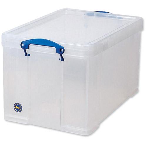 GARDEN & PET SUPPLIES - Really Useful Clear Plastic Storage Box 84 Litre
