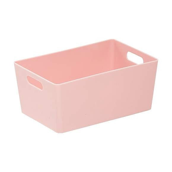 Wham Pink Rectangular Studio Basket 4.02 3.9 Litre - Garden & Pet Supplies