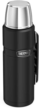 Thermos Stainless Matt Black Flask 1.2 Litre