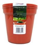 GARDEN & PET SUPPLIES - Stewart Flower Pot Pack 3 x 6" {15cm} Set