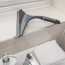 Addis ComfiGrip Shower And Window Squeegee In Metallic and Graphite