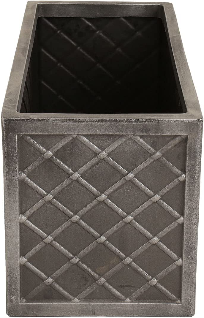 Strata Lazio Plastic Trough Grey 70cm