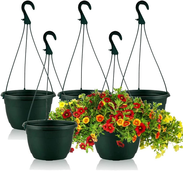 Fixtures Green Garden Hanging Basket 25cm x 16cm