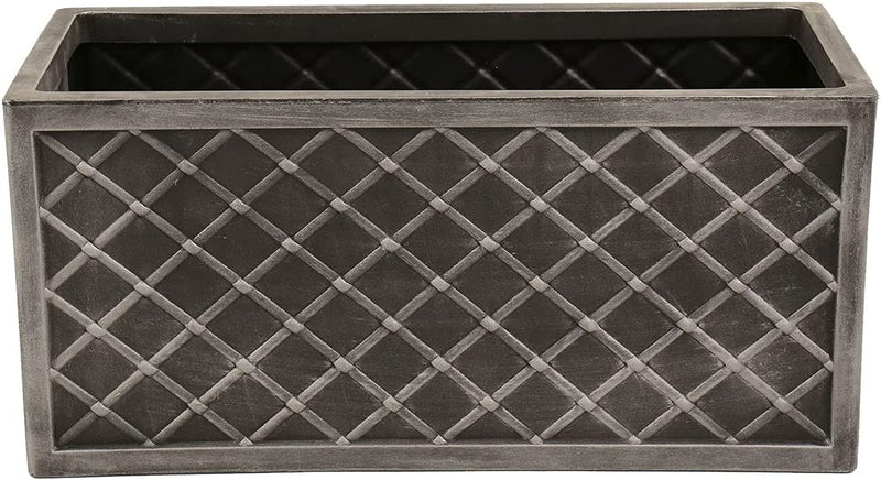 Strata Lazio Plastic Trough Grey 70cm