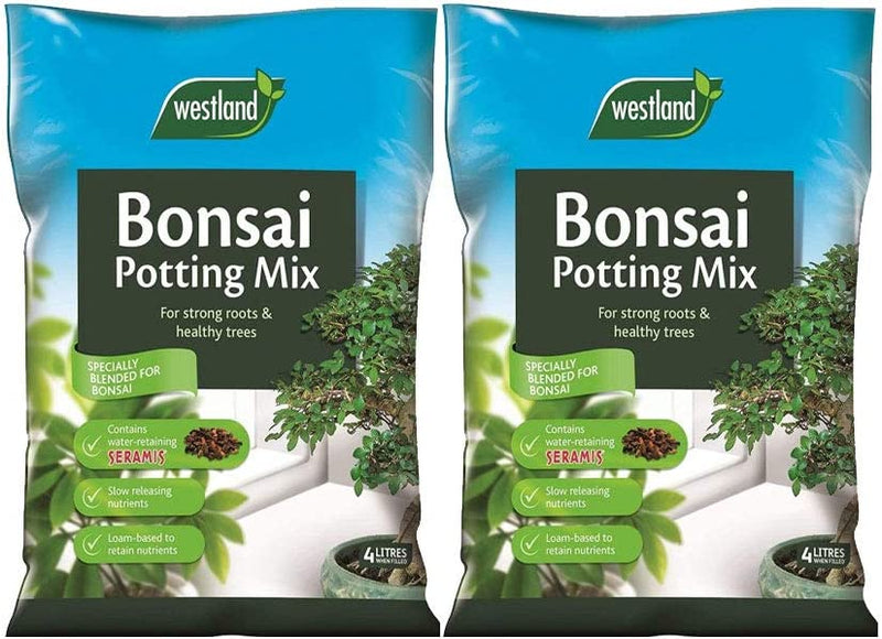 Westland Bonsai Potting Compost Mix and Enriched with Seramis 4 Litre