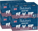 GARDEN & PET SUPPLIES - Butcher's Cat Food Classic Meat Variety Pack in Jelly 6 x 400g