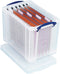 Really Useful Clear Plastic Storage Box 19 Litre