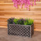 Strata Lazio Plastic Trough Grey 70cm