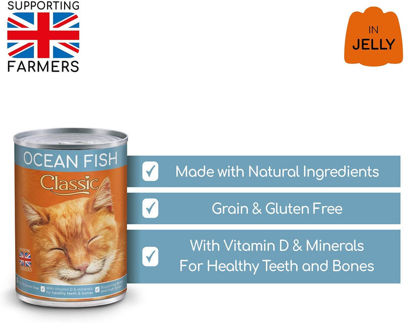 Butcher's Classic Cat Food Fish Variety Pack in Jelly 6x400g
