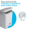Fixtures Lace Design 5 Litre Pedal Bin White