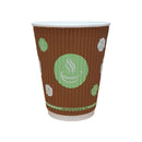 GARDEN & PET SUPPLIES - 8oz Belgravia Biodegradable Ripple Cups Pack 25's