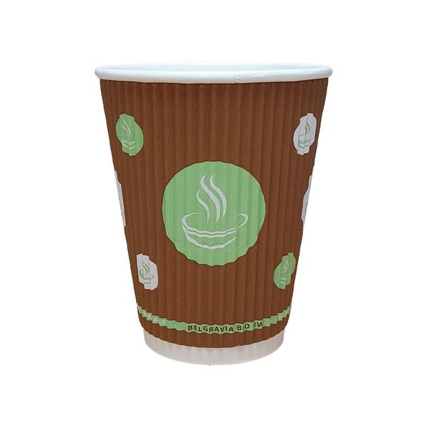 GARDEN & PET SUPPLIES - 8oz Belgravia Biodegradable Ripple Cups Pack 25's