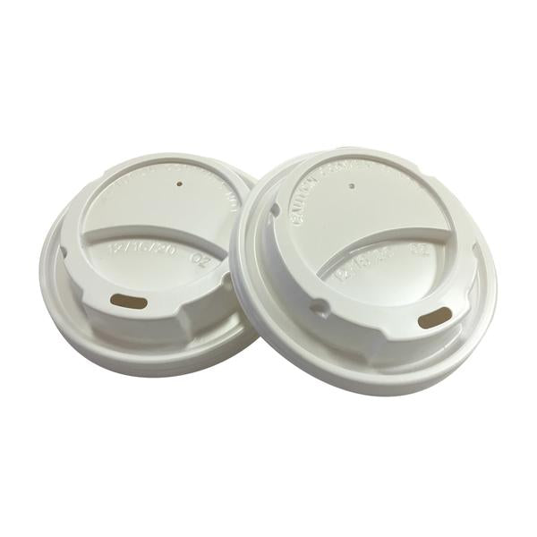 GARDEN & PET SUPPLIES - 8oz Belgravia Sip Through White Lids Pack 50's