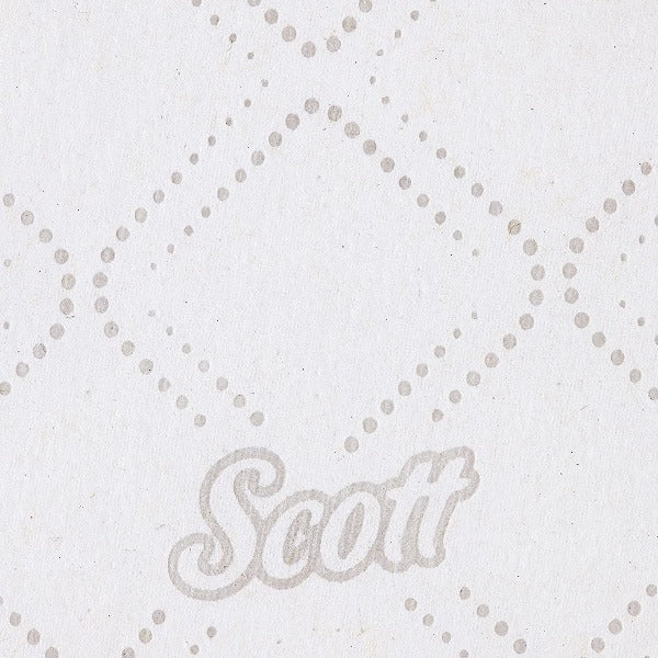 Scott Essential Jumbo Roll Toilet Tissue 8615 - 2 Ply Toilet Paper - 12 Rolls x 500 White Toilet Paper Sheets (2,400m)