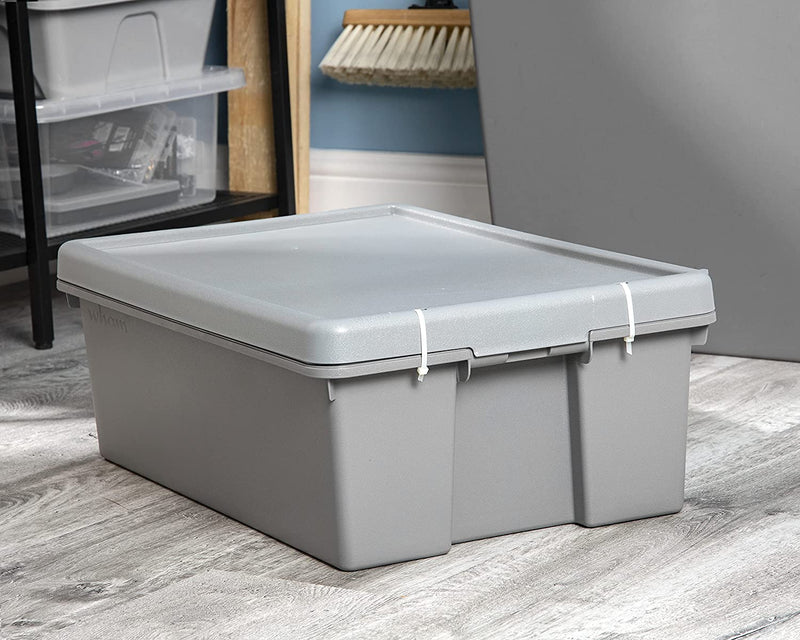 Wham Bam Grey Heavy Duty Storage Box 36 Litre
