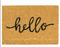 GARDEN & PET SUPPLIES - Fixtures "Hello" 34cm x 60cm PVC Backed Coir Door Mat {Wholesale x 100}