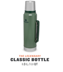 Stanley Classic Vacuum Flask 1.0L Hammertone Green