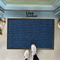 Fixtures Barrier Doorway Door Floor Mat 60cm x 80cm Blue