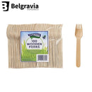 GARDEN & PET SUPPLIES - Belgravia Caterpack Wooden Forks Pack 100's