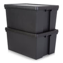 Wham Bam Black Recycled Storage Box 96 Litre
