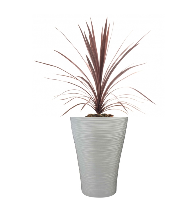 Strata Hereford Tall Cool Grey Planter