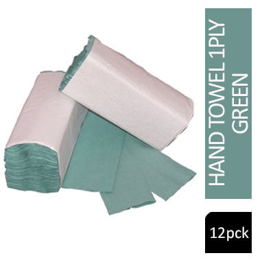 GARDEN & PET SUPPLIES - C-Fold 1 Ply Green Hand Towels 210's