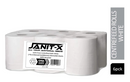 GARDEN & PET SUPPLIES - Janit-X Eco 100% Recycled Centrefeed Rolls Blue 6 x 400m CHSA Accredited