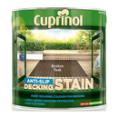 GARDEN & PET SUPPLIES -Cuprinol Anti-Slip Decking Stain BOSTON TEAK 2.5 Litre